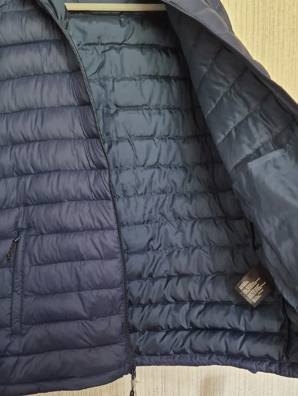 NWT Zeroxposur Men's Size XL Blue Quilted Puffer Jacket Pockets Hood